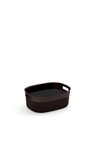 Curver Filo M műanyag tárolókosár 12L 38x29x15 cm sötétszürke