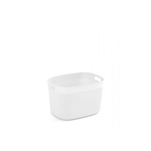 Curver Filo XL műanyag tárolókosár 30L 44x33x27 cm fehér