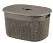 Curver Filo XL műanyag tárolókosár 30L 44x33x27 cm capuccino