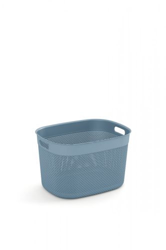 Curver Filo XL műanyag tárolókosár 30L 44x33x27 cm gránitkék