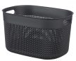 Curver Filo XL műanyag tárolókosár 30L 44x33x27 cm sötétszürke