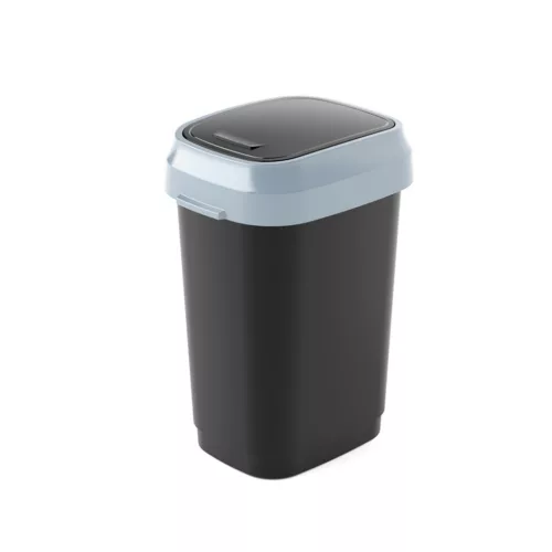 Curver Dual műanyag billenőfedeles szemetes 25L fekete