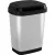 Curver Dual Steel műanyag billenőfedeles szemetes 25L acél hatású