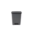 Curver Duo pedálos szemetes 50L 23+23L, fekete-szürke