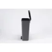 Curver Duo pedálos szemetes 50L 23+23L, fekete-szürke