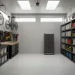 Keter Kétajtós XL Garage műanyag magas szekrény