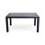 Rattan asztal 150x90cm antracit