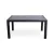 Rattan asztal 150x90cm antracit