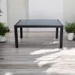 Rattan asztal 150x90cm antracit