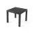 Rattan asztal barna, 90x90cm