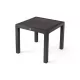 Rattan asztal barna, 90x90cm