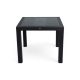 Rattan asztal antracit, 90x90cm