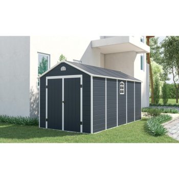 Ave J 8X15 műanyag kerti ház 242X456X239 cm