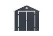 Ave J 8X15 műanyag kerti ház 242X456X239 cm