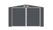 S1004C fém kerti ház 380X540X232 cm
