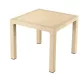 Rattan asztal cappuccino, 90x90cm