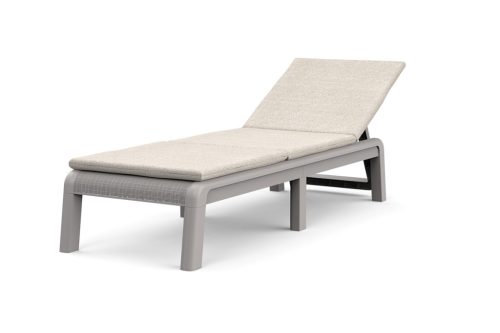 Keter Atlas műanyag kerti napozóágy (párnával)