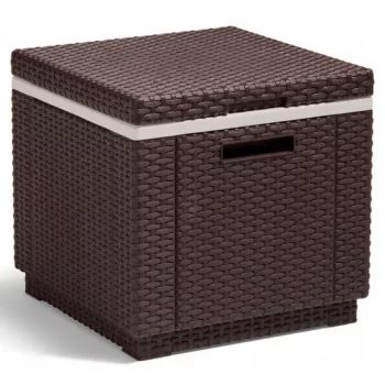 Keter Ice cube műrattan kerti hűtőláda