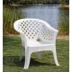 LARIO 72X72X76 cm fotel fehér