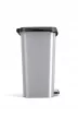 Compatta Style Steel szemetes, 25 literes, ezüst
