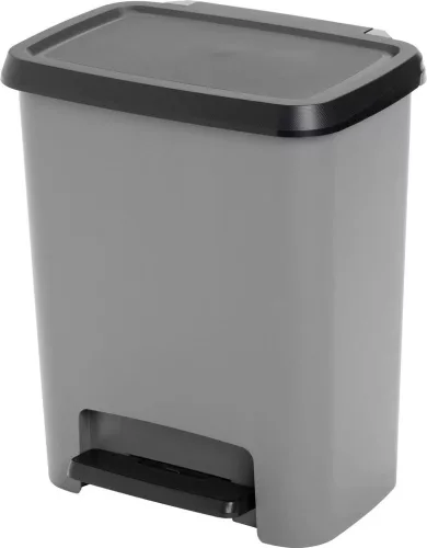 Compatta kuka, 25L, fekete/szürke, szemetes
