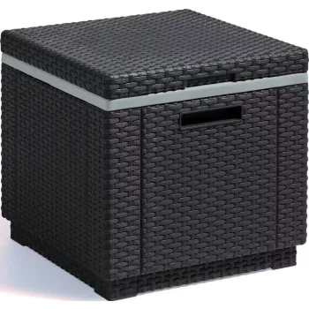 Keter Ice Cube műrattan kerti hűtőláda 40 L