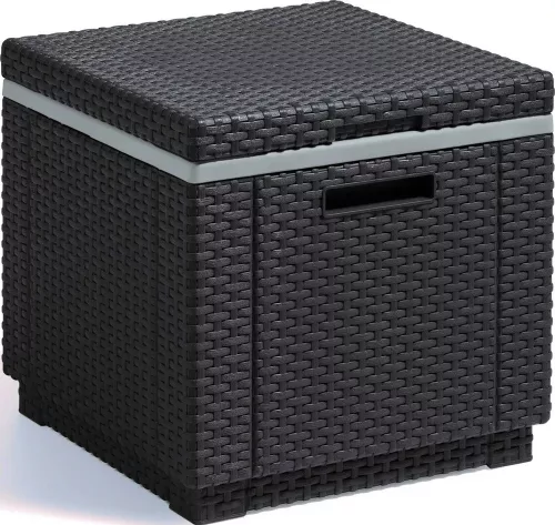 Keter Ice Cube műrattan kerti hűtőláda 40 L
