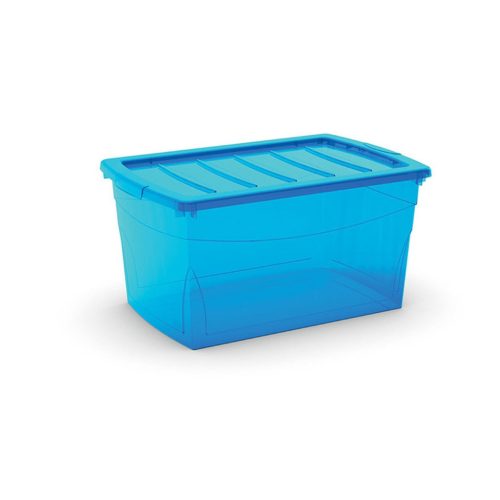 Curver Omnibox L műanyag tárolódoboz 50L türkiz 59x39x30cm