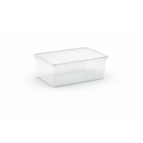 Curver C Box S műanyag tárolódoboz transzparens 11L 37x26x14 cm