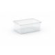 Curver C Box S műanyag tárolódoboz transzparens 11L 37x26x14 cm