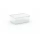 Curver C Box S műanyag tárolódoboz transzparens 11L 37x26x14 cm