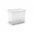 Curver T Box XL műanyag tárolódoboz 70L transzparens 56x39x43cm