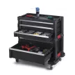 Curver Fiókos tároló 5 fiókkal  33,4L fekete/piros 562x289x502mm