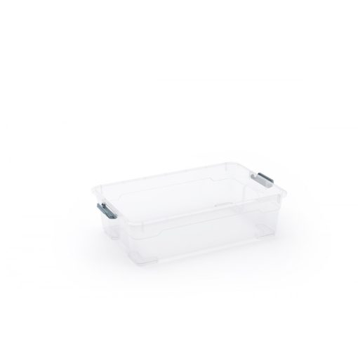 Moover Box M műanyag szerszámosláda transzparens 27L 58x38x18 cm
