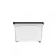 Curver Moover Box XL szerszámosláda 60L transzparens/fekete 58x38x37 cm