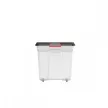 Curver Moover Box XL szerszámosláda 60L transzparens/fekete 58x38x37 cm