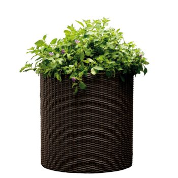 Keter Cylinder planter műanyag kaspó, közepes