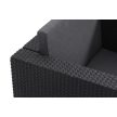 Keter Provence kerti sarokülő, rattan hatású, grafit-hűvös szürke