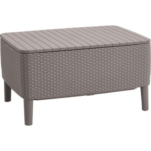 Keter Salemo tárolós asztal, cappuccino