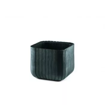 Keter Cube planter L műanyag kaspó, antracit színű