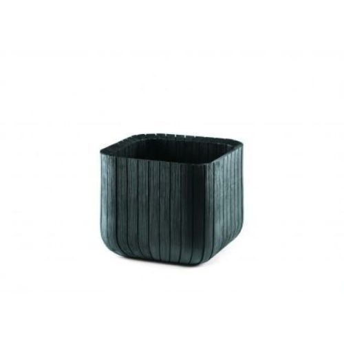 Cube planter L műanyag kaspó, antracit színű