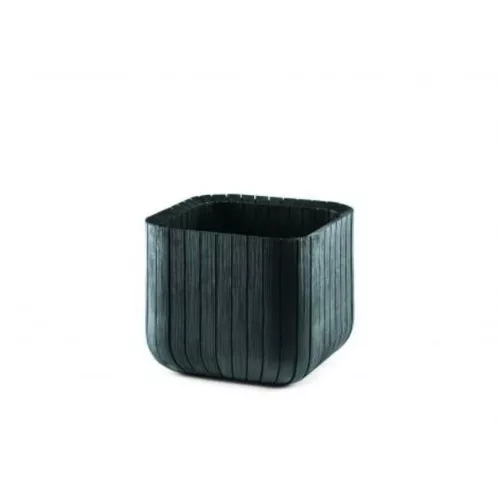 Keter Cube planter L műanyag kaspó, antracit színű