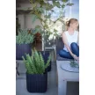 Keter Cube planter L műanyag kaspó, antracit színű