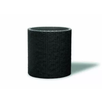   Keter Small cylinder planter műanyag kaspó, antracit színű