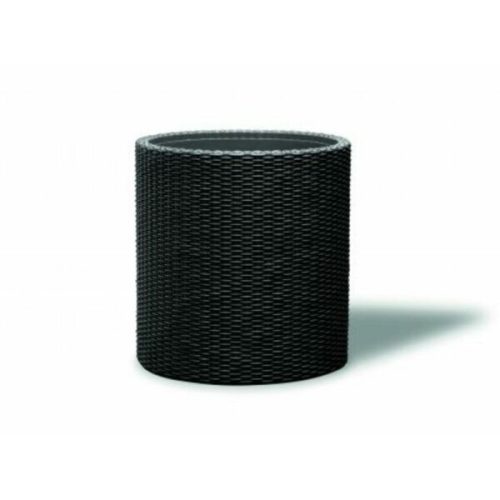 Keter Small cylinder planter műanyag kaspó, antracit színű