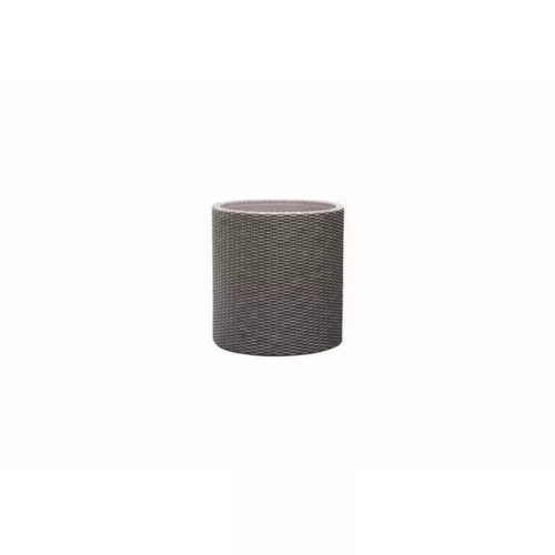 Keter Small cylinder planter műanyag kaspó, ezüst szürke színű