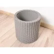 Keter Small cylinder planter műanyag kaspó, ezüst szürke színű