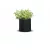 Keter Large cylinder planter műanyag kaspó, antracit színű