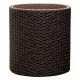 Keter Large cylinder planter műanyag kaspó, whiskey barna