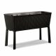 Keter Easy grow műrattan virágláda 120L, antracit színű